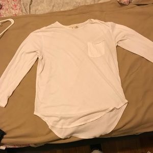 Curved Hem Long Sleeve Tee